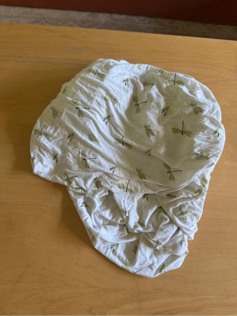 Dragonfly Print crib Sheet - Kyte baby lightly used